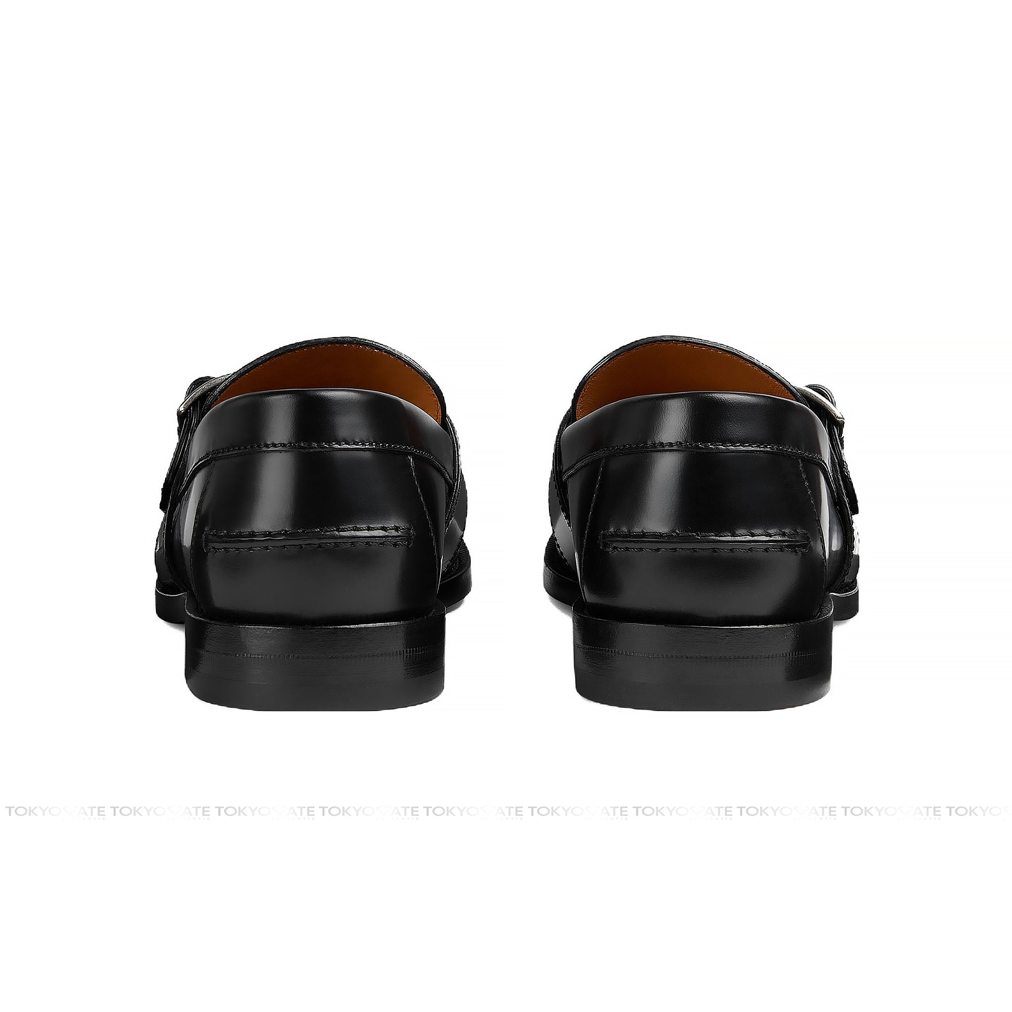 Giày Gucci 762312 17X30 1000 GG Monogram Buckle Loafer Black