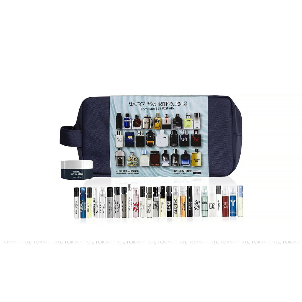 Set nước hoa Macy's Favorite Scents Sample For Him 26 CPS
