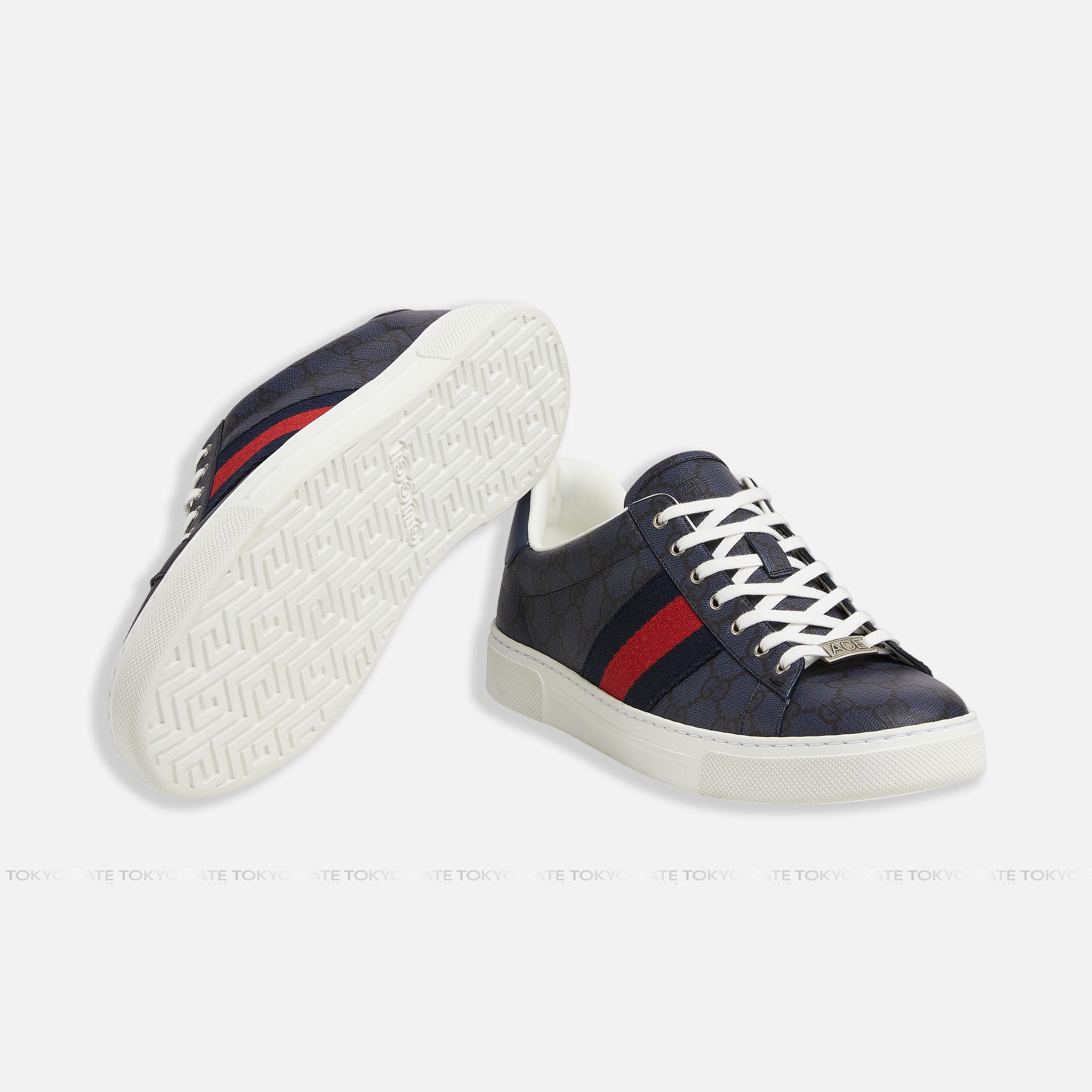 Giày Gucci 760775 JEALM 8741 Ace Sneaker Blue GG Supreme