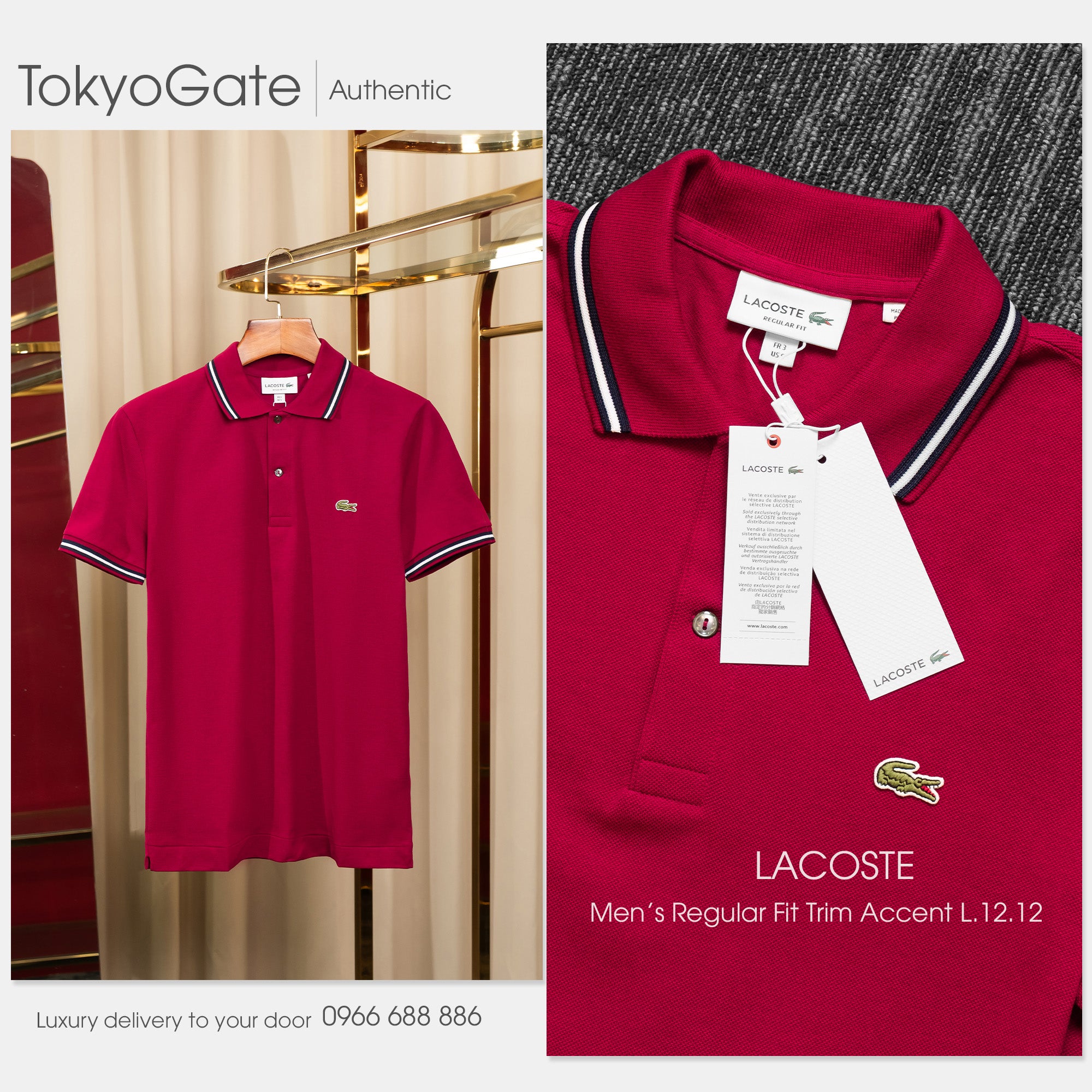 Áo polo Lacoste PH9875 476 Regular Fit