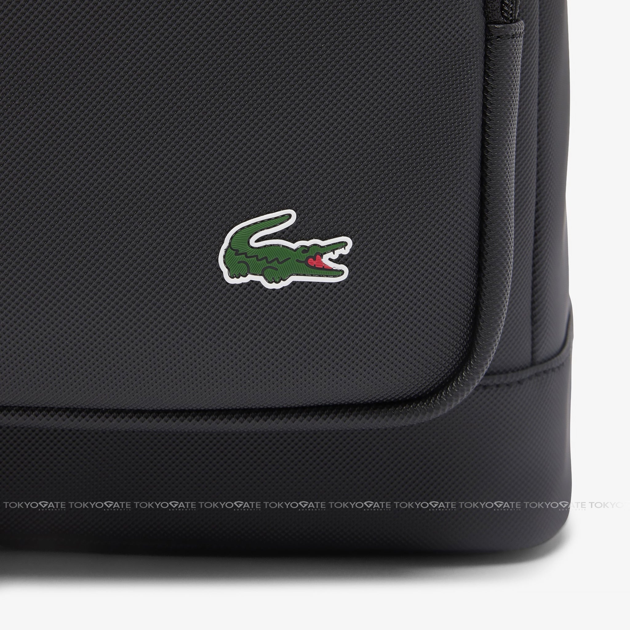 Balo Lacoste NH2549P L.12.12 Concept Petit Piqué Backpack Black
