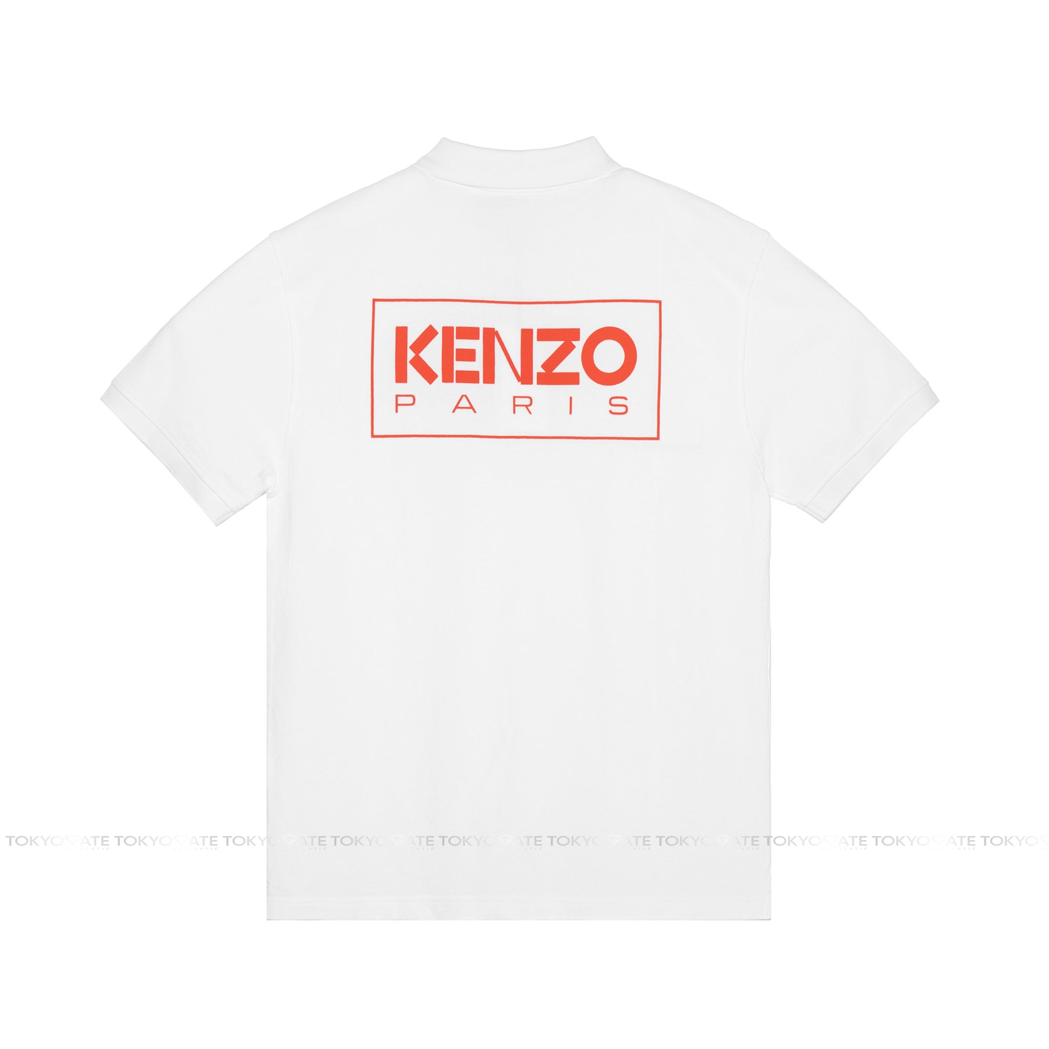 Áo Polo Kenzo PFC65PO0034PU White Regular Fit