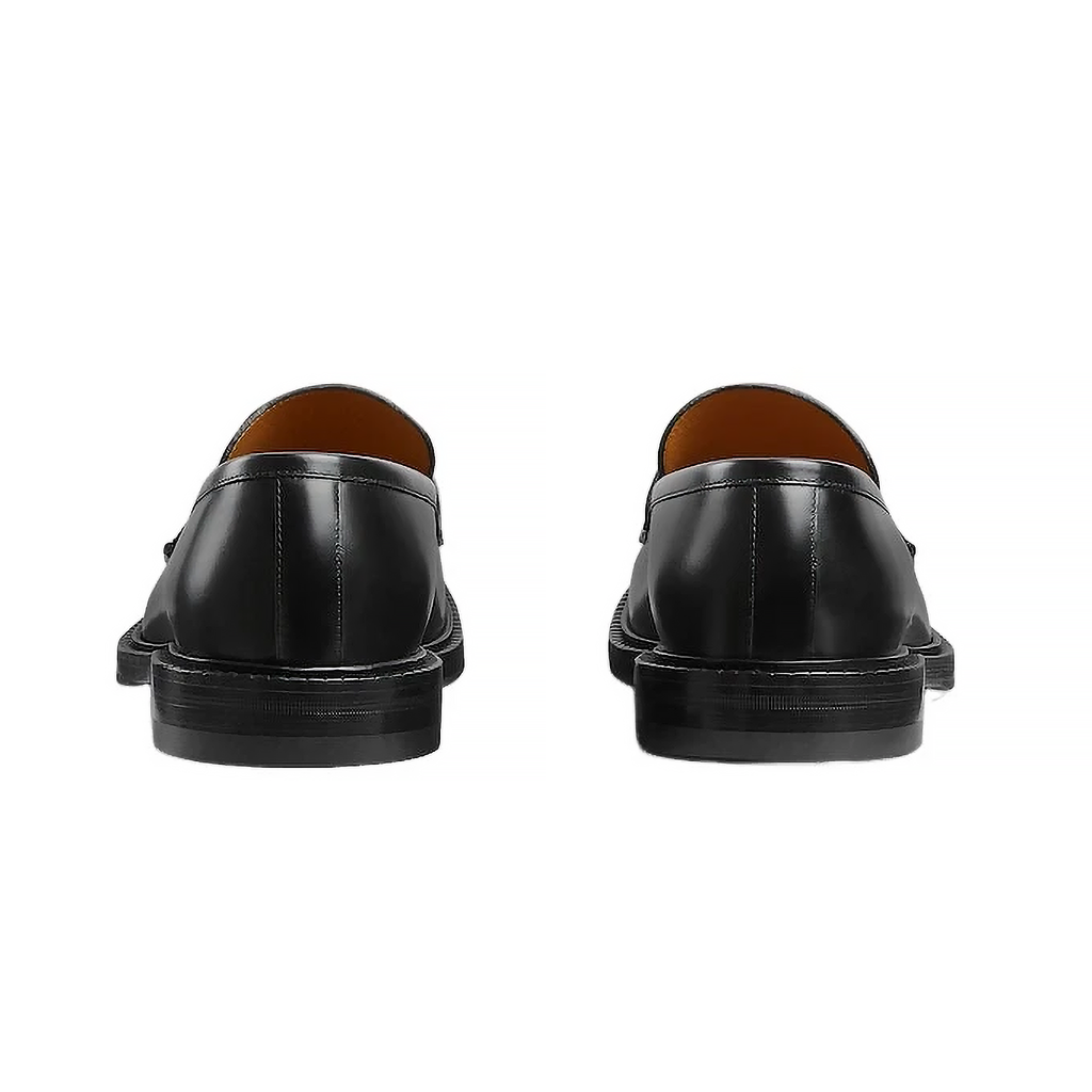 Giày Gucci 812141 AAEBO William Black Leather Loafers