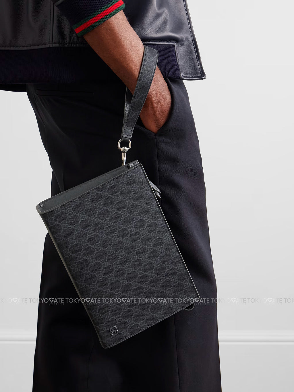 Clutch Gucci GG Supreme Medium Pouch 768255 FACQC 1048