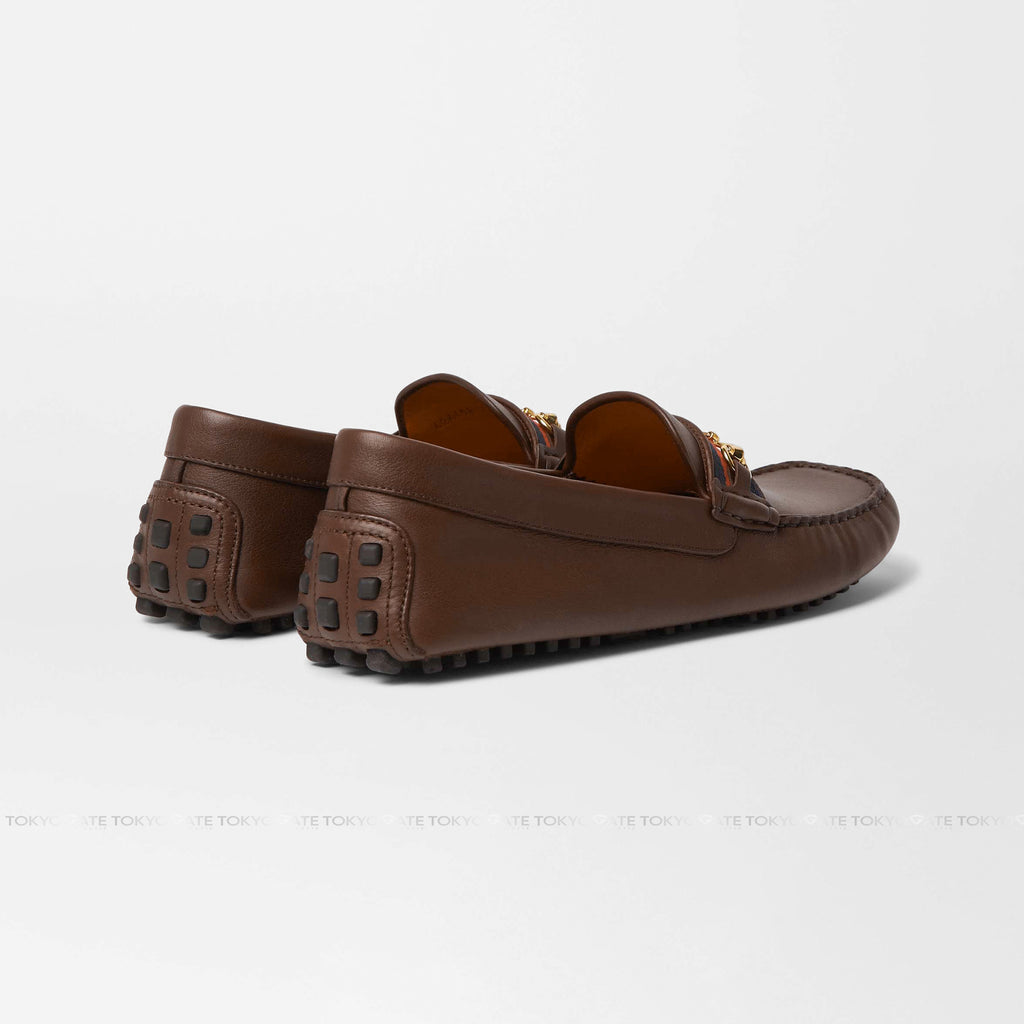 Giày Gucci 624698 1XH10 2160 Coaco Brown Moccasin Driver