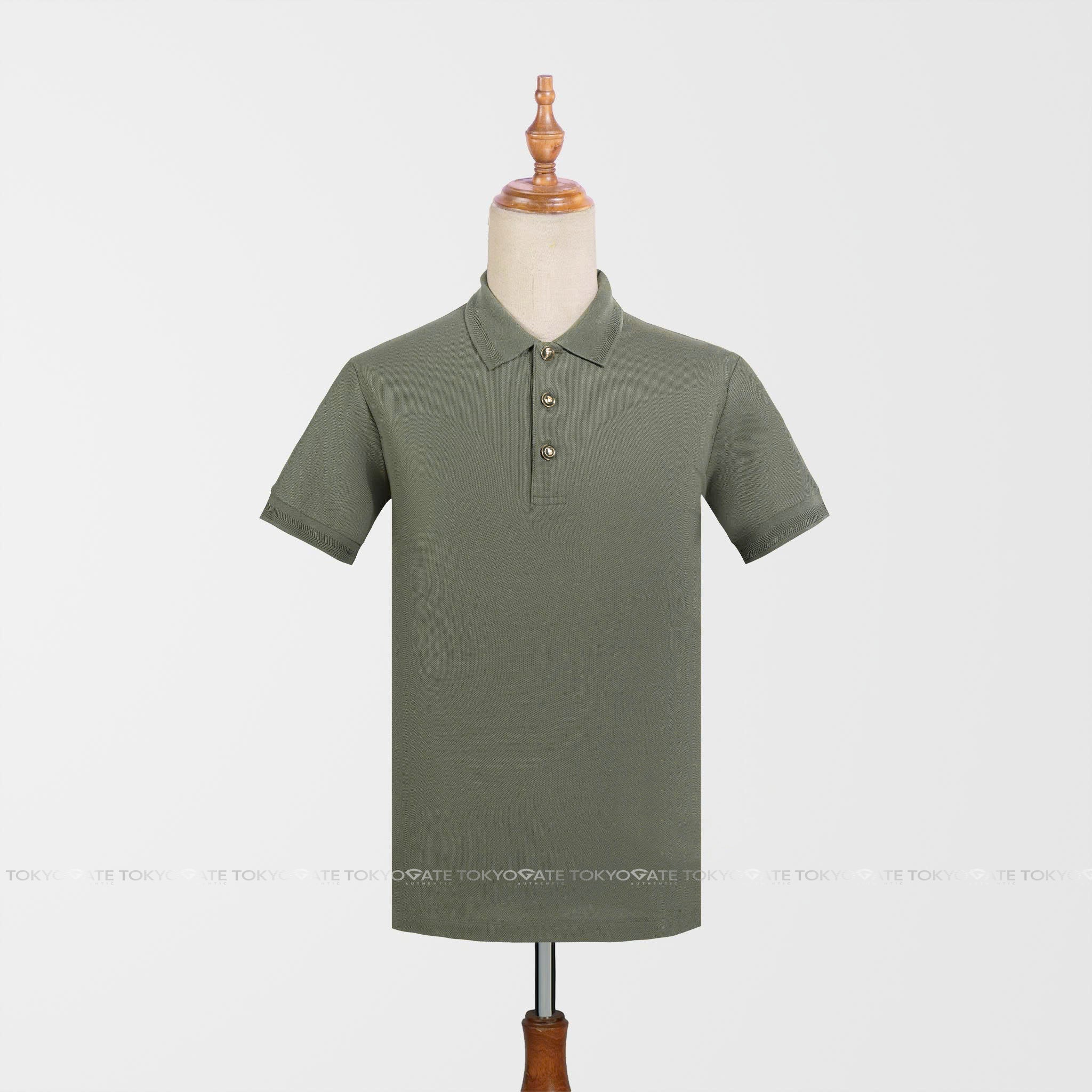 Áo polo Burberry 8043981 Goldman Moss Slim Fit
