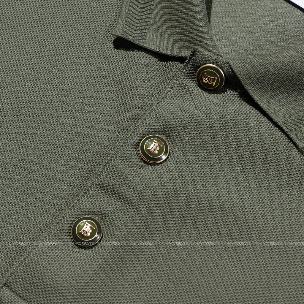 Áo polo Burberry 8043981 Goldman Moss Slim Fit