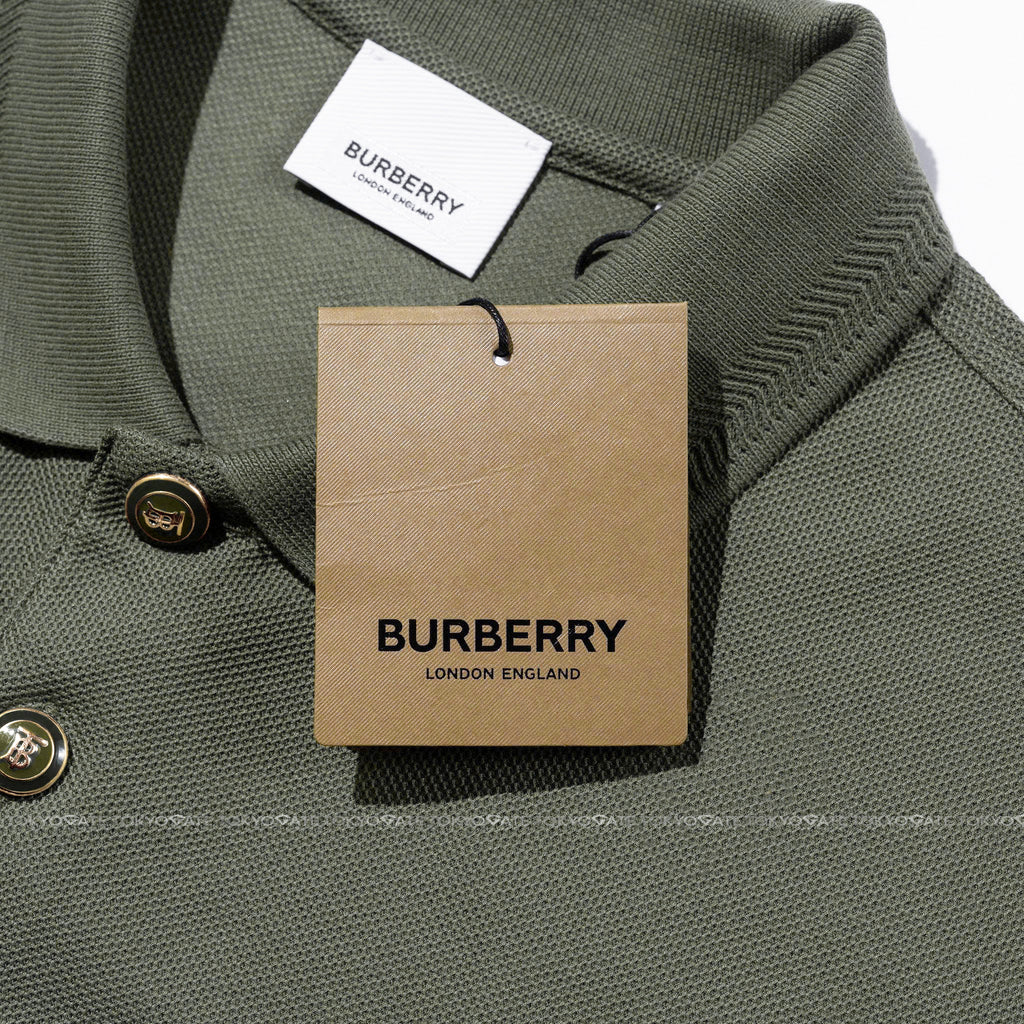 Áo polo Burberry 8043981 Goldman Moss Slim Fit